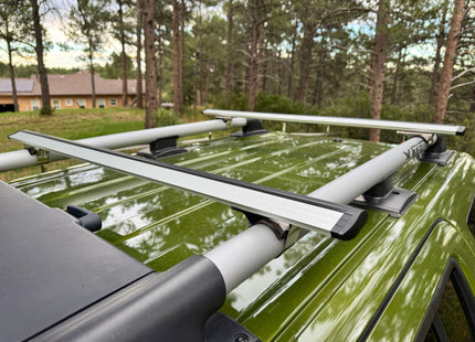 For Nissan XTerra 1999-2015 Roof Rack Cross Bars Raised Rail Silver