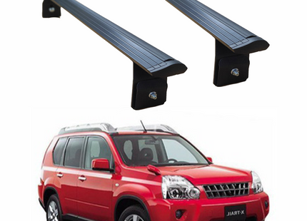 Nissan X-Trail T31 (2007-2014) Roof Rack Cross Bars Flush Rail (With Fog Lights)