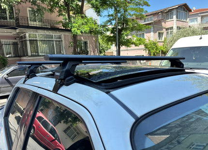 For Nissan Juke Roof Rack System Carrier Cross Bars Aluminum Black