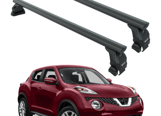 For Nissan Juke Roof Rack System Carrier Cross Bars Aluminum Black