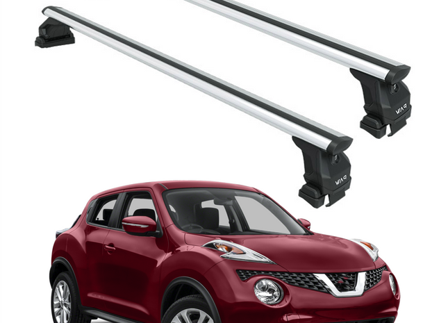 For Nissan Juke Roof Rack System Carrier Cross Bars Aluminum Silver