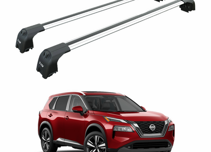 For Nissan X-Trail T33 2021-2025 Roof Rack Cross Bars Flush Rail Silver