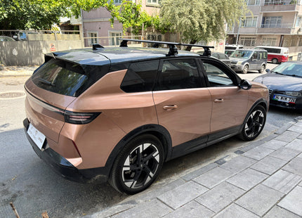 For Opel Grandland 2024-2025 Roof Rack System Carrier Cross Bars Aluminum Silver