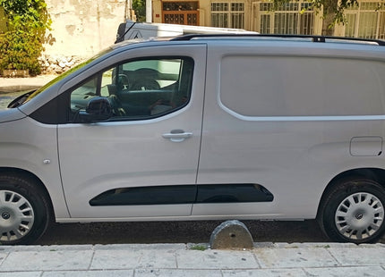 Aluminium Roof Rails for Peugeot Partner Lwb, 2018-Up Black