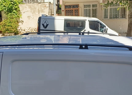 Aluminium Roof Rails for Peugeot Partner Lwb, 2018-Up Black