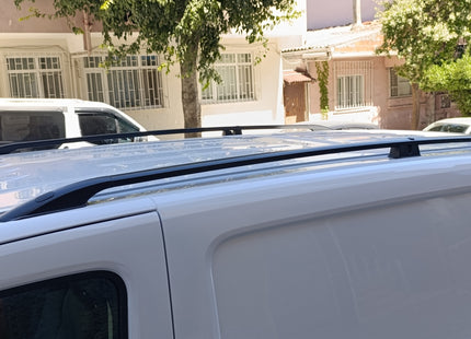 Aluminium Roof Rails for Peugeot Partner Lwb, 2018-Up Black