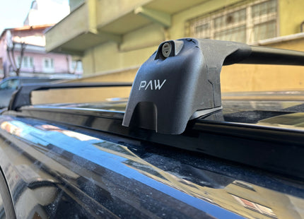 For Opel Frontera 2024- Up Roof Rack Cross Bars Flush Rail Black