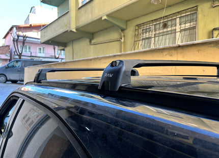 For Opel Frontera 2024- Up Roof Rack Cross Bars Flush Rail Black