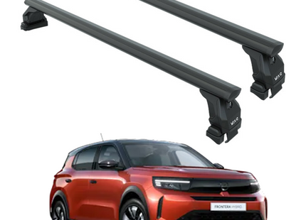 For Opel Frontera 2024- Up Roof Rack Cross Bars Normal Roof Alu Black