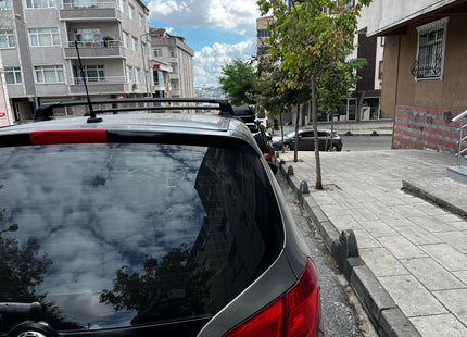 For Opel Meriva B (2014-2018) Roof Rack System Carrier Cross Bars Aluminum Black