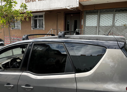 For Opel Meriva B (2014-2018) Roof Rack System Carrier Cross Bars Aluminum Black