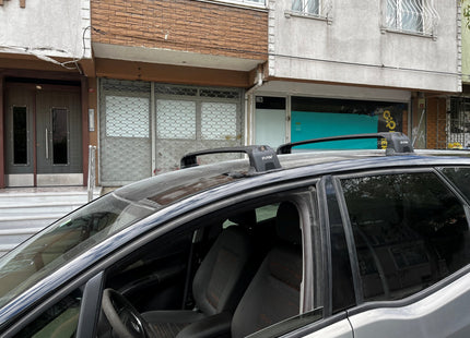 For Opel Meriva B (2014-2018) Roof Rack System Carrier Cross Bars Aluminum Black