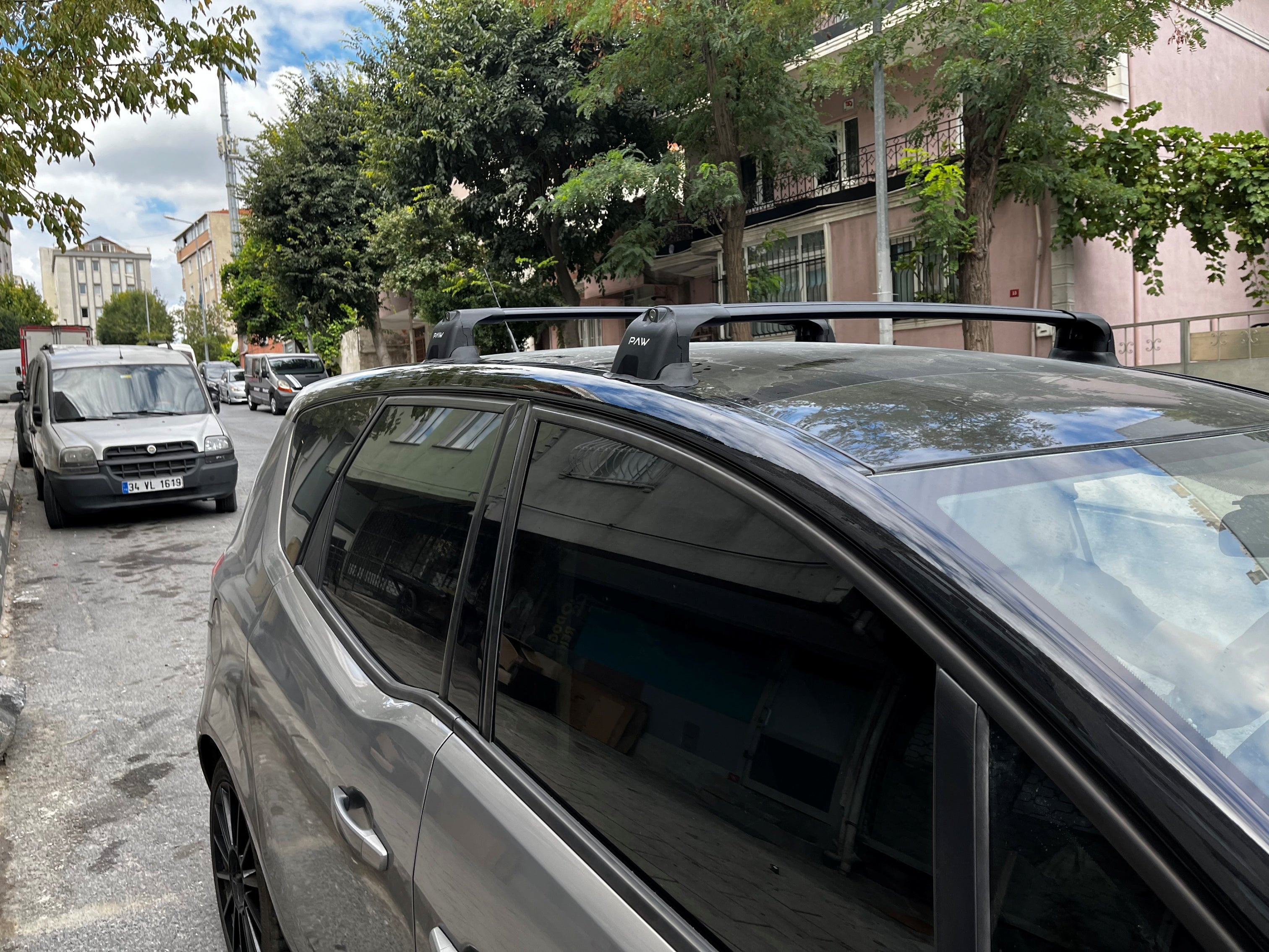 For Opel Meriva B (2014-2018) Roof Rack System Carrier Cross Bars Aluminum Silver
