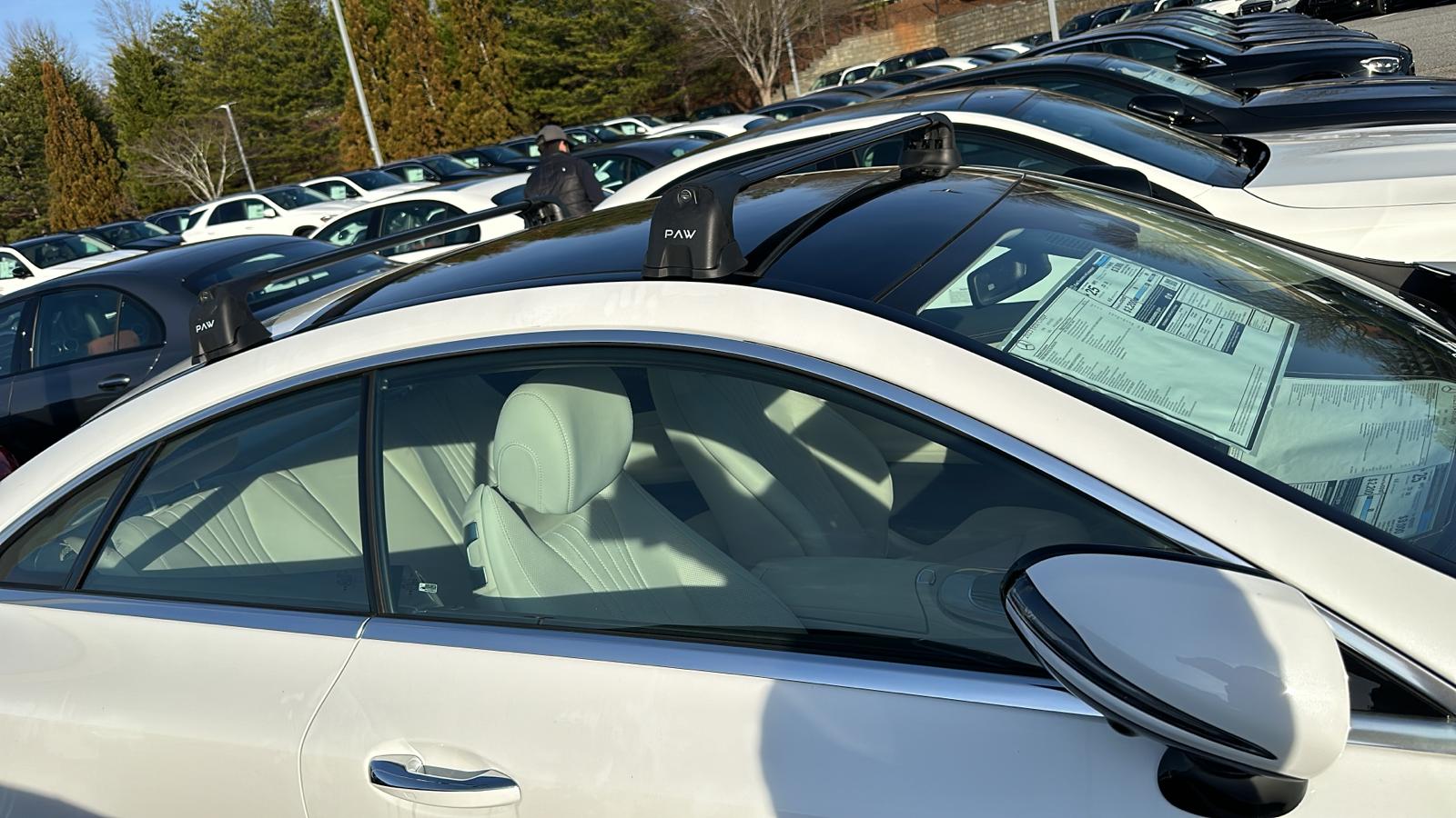 For Mercedes Benz E Coupe C238 2018-Up Roof Rack Cross Bars Fix Point Alu Silver