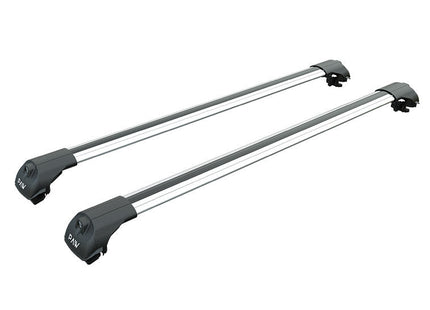 For Porsche Cayenne (92A) 2011-2018 Roof Rack Cross Bars Raised Rail Alu Silver