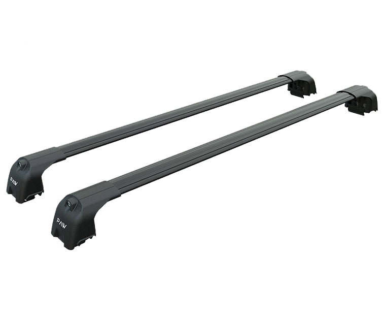 For Fiat Pulse Roof Rack Cross Bars Flush Rail Alu Black 2024- Up