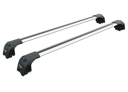Jeep Compass Roof Rack-Crossbars Fits to for Flush Roof Rails Silver Color