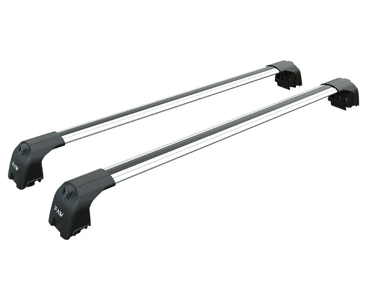 For Subaru Solterra Roof Rack Cross Bars Flush Rail Alu Silver 2023- Up