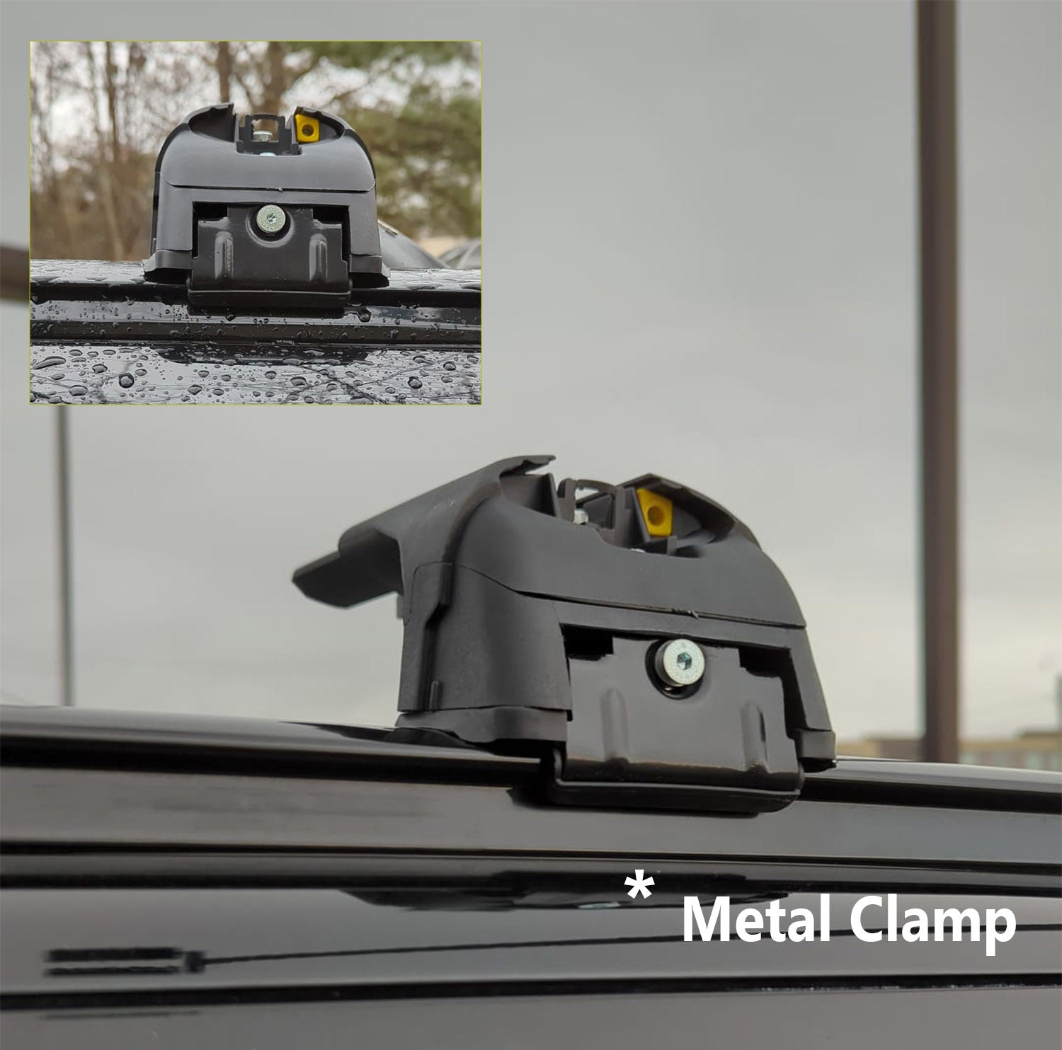 For Octavia Combi Roof Rack System, Aluminium Cross Bar, Raised Rail, Silver 2013-2020