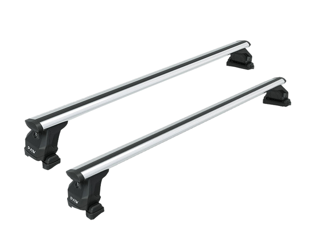 For Renault Modus Fix point Roof Rack Metal Bracket Alu Silver 2004-2012