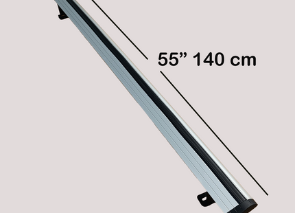 For Ford Transit Courier 2023-2025 Ladder Roof Rack Cross Bars Fix Point Alu Silver