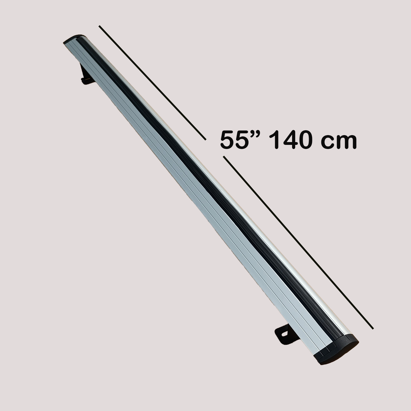 For Ford Transit Courier 2023-2025 Ladder Roof Rack Cross Bars Fix Point Alu Silver