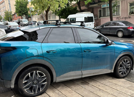 For Peugeot 3008 2024- Up Roof Rack Cross Bars Normal Roof Black