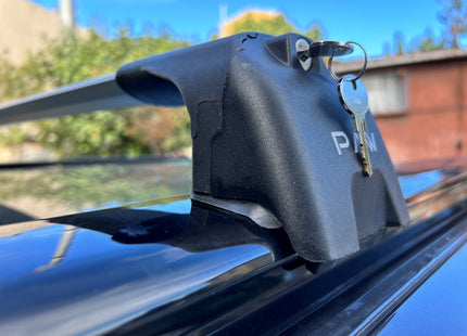 For Opel Combo 2023-2025 Roof Rack System, Aluminum Cross Bar, Flush Rail, Black