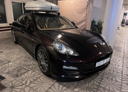 For Porsche Panamera 2009-2016 Roof Rack Cross Bars Fix Point Alu Silver