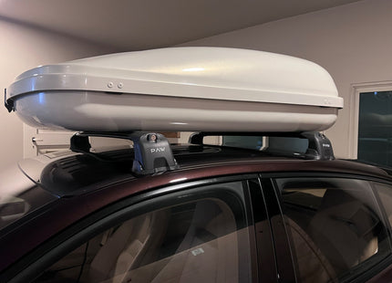 For Porsche Panamera 2009-2016 Roof Rack Cross Bars Fix Point Alu Black