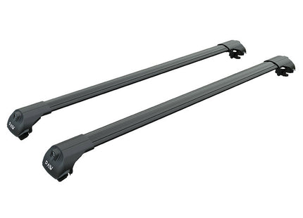 to fit BMW X5 E53 Roof Rack Bars For Vehicles With Raised Roof Rails Black