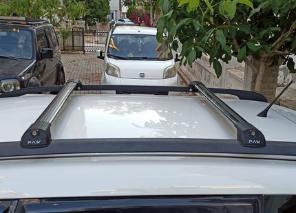 For Mercedes E Wagon S212 2010-2016 Roof Rack Cross Bars Raised Rail Alu Black