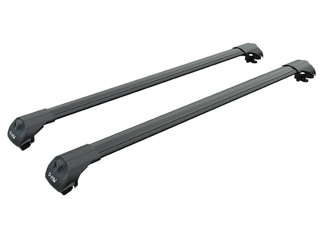 Renault 4 Roof Rack Cross Bars For of Raised Rails Black