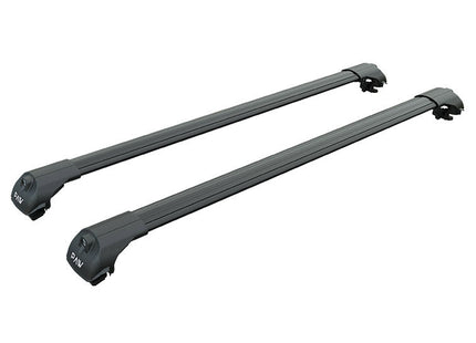 For Renault Kangoo Roof Rack System Carrier Cross Bars Aluminum Black 2021-Up