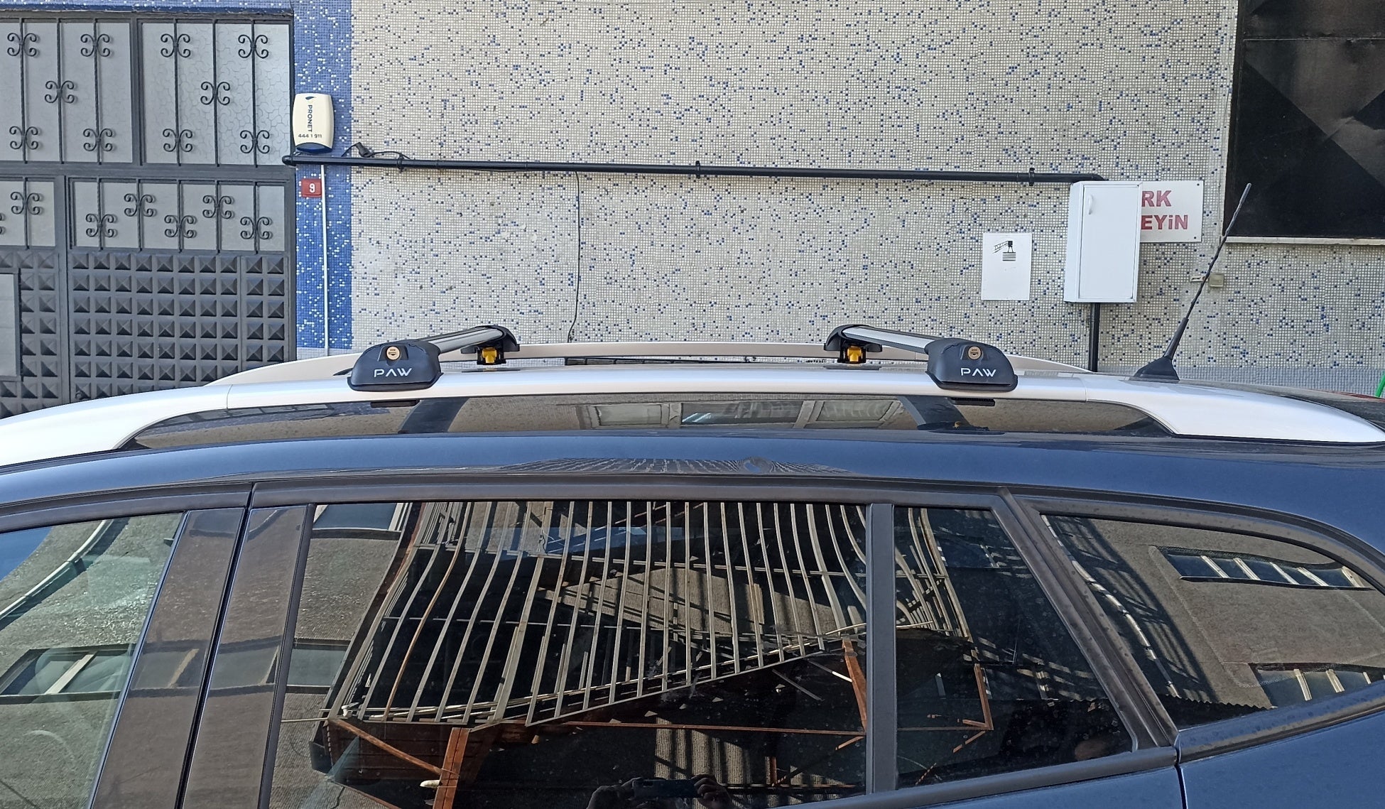 For Toyota Rav4 Adventure Roof Rack Cross Bars Raised Rail Alu Black 2019-Up