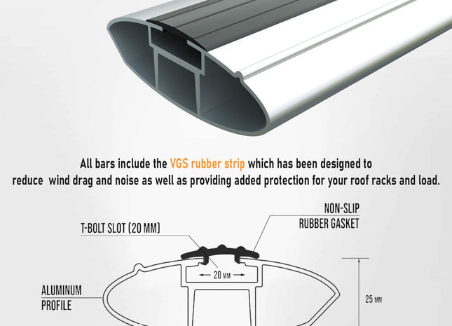 For Toyota Avensis T27 Roof Rack Cross Bars Fix Point Alu Silver 2009-2019