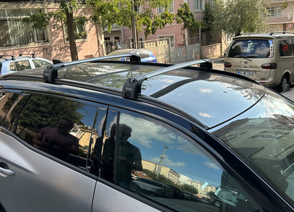 For MG HS Phev Roof Rack Cross bars to For Flush Roof Rails Silver