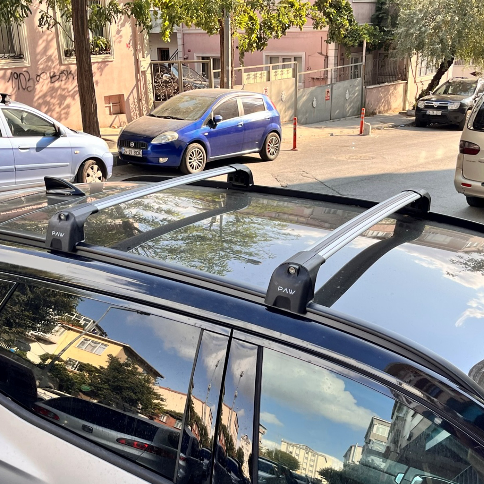 For MG HS Phev Roof Rack Cross bars to For Flush Roof Rails Silver