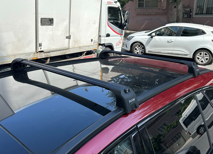 For Kia EV5 (2025- UP) Roof Rack Cross Bars Flush Roof Rail Paw Pro 2 Black