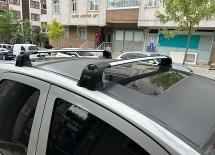 For Mercedes Benz CLS W218 2011-2019 Roof Rack Cross Bars Fix Point Alu Silver