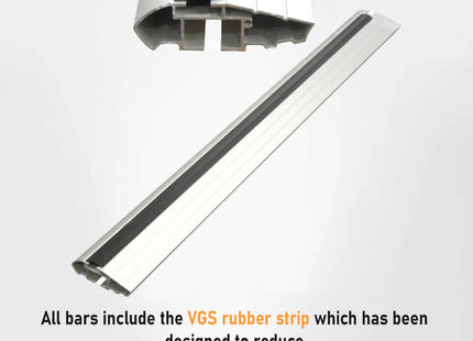 Ladder Roof Rack Carrier Cross Bars Aluminum, 2 Qty For Volkswagen Transporter 2024-2025