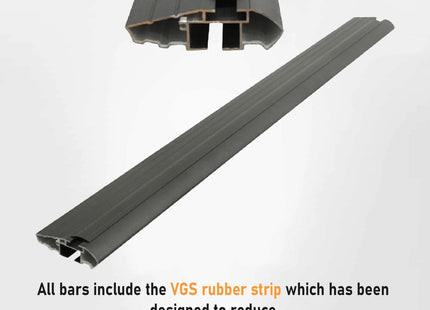 For Kia Soul 2021-2025 Roof Rack Cross Bars Fix Point Fix Pro Series Silver