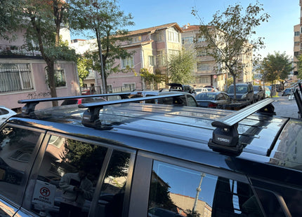 For Honda Elysion 2004-2014 Roof Rack Cross Bars Metal Bracket Fix Point Alu Silver