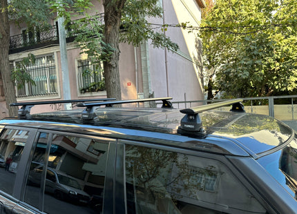 For Honda Elysion 2004-2014 Roof Rack Cross Bars Metal Bracket Fix Point Alu Silver