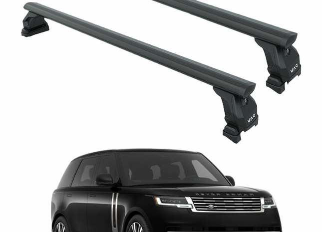 Range Rover Vogue Cross Bars - Fix Point Pro 6 Aluminum Roof Rack (2021-Up) - Black
