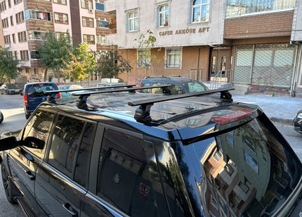 For Land Rover Range Rover Vogue Roof Rack Cross Bars Metal Bracket Fix Point Alu Black 2002-12