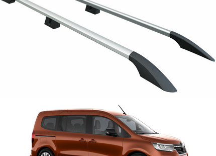 For Renault Grand Kangoo Roof Side Rails, Plus Silver