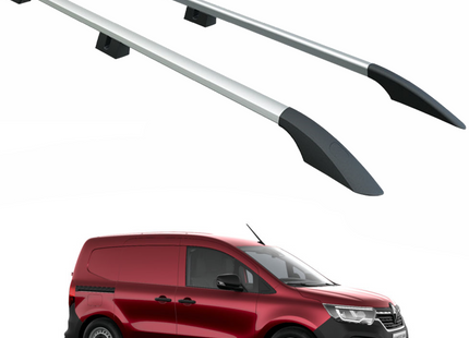 For Renault Kangoo Swb 2021-2025 Roof Side Rails, Plus Silver
