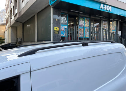 For Renault Kangoo Lwb 2021-2025 Roof Side Rails, Plus Black
