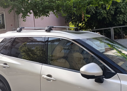 For Nissan X-Trail T33 2021-2025 Roof Rack Cross Bars Flush Rail Black